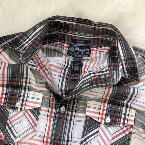 Plaid button up - Picture 2 of 5